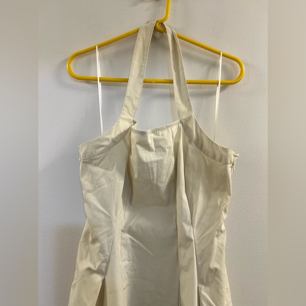 12. A New Day - Women's Midi Halter Dress - A New Day Cream - Picture 9 of 16